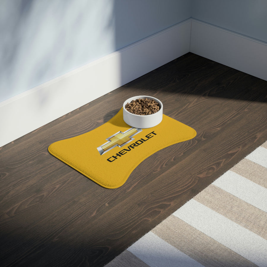 Yellow Chevrolet Pet Feeding Mats™