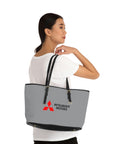 Grey Mitsubishi Leather Shoulder Bag™