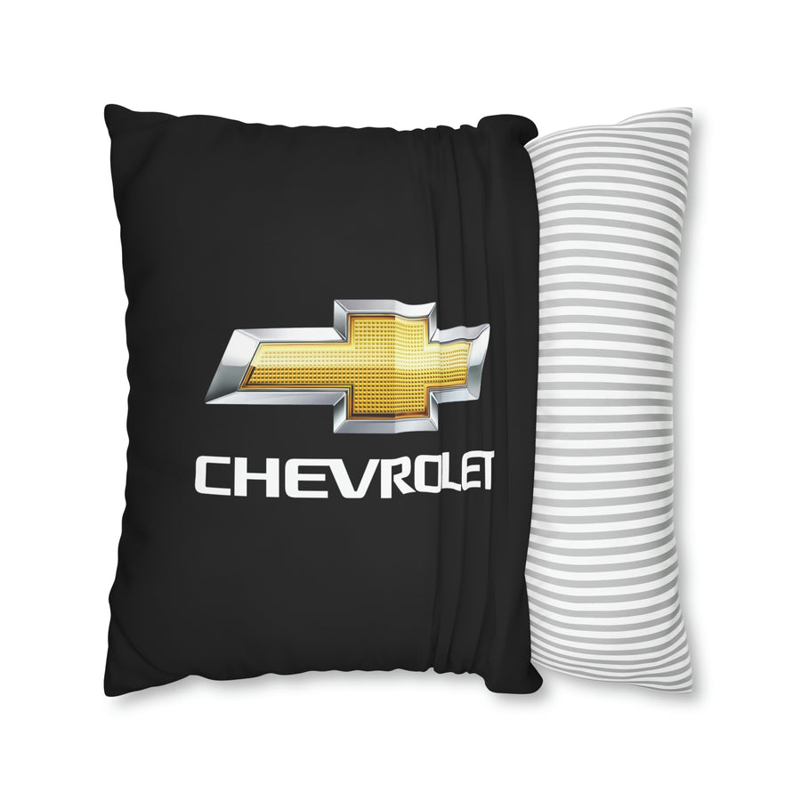 Black Chevrolet Spun Polyester pillowcase™