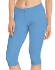 Women's Light Blue Rolls Royce Capri Leggings™