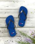 Unisex Dark Blue Mitsubishi Flip Flops™