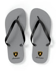 Unisex Grey Lamborghini Flip Flops™