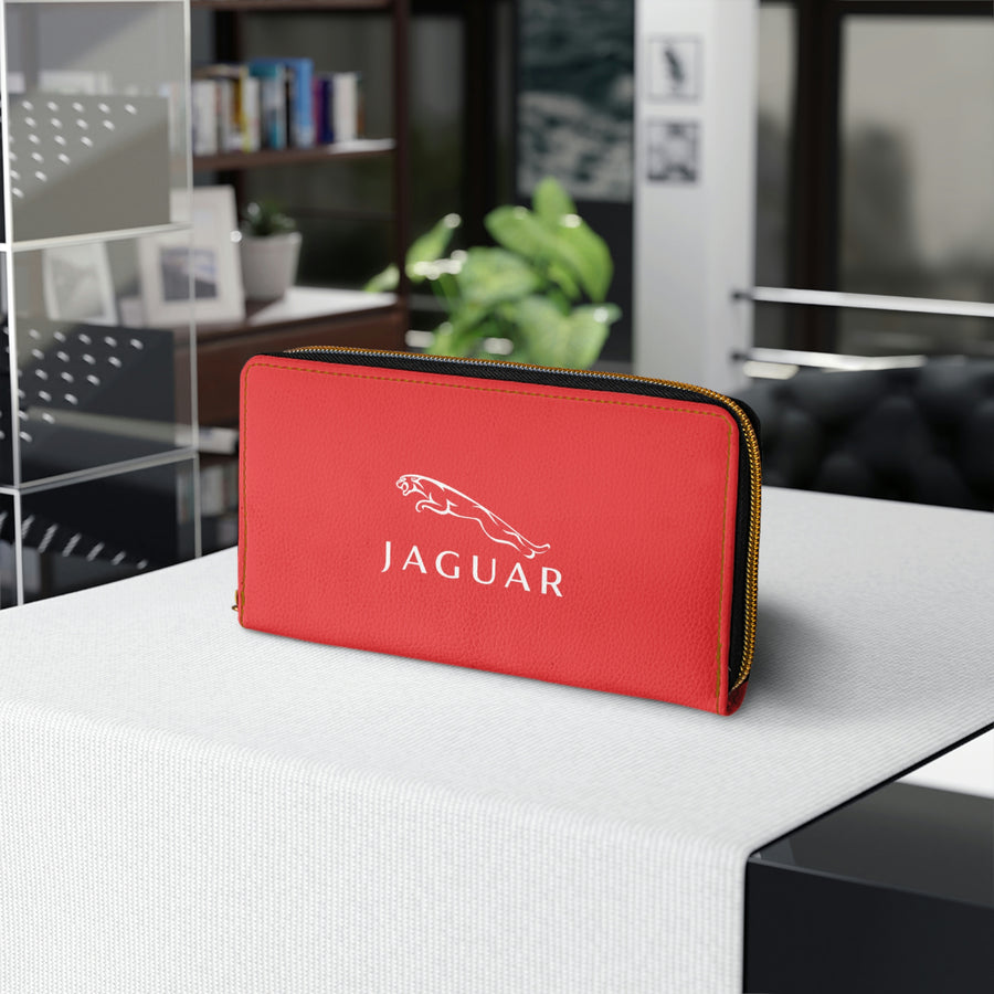 Red Jaguar Zipper Wallet™