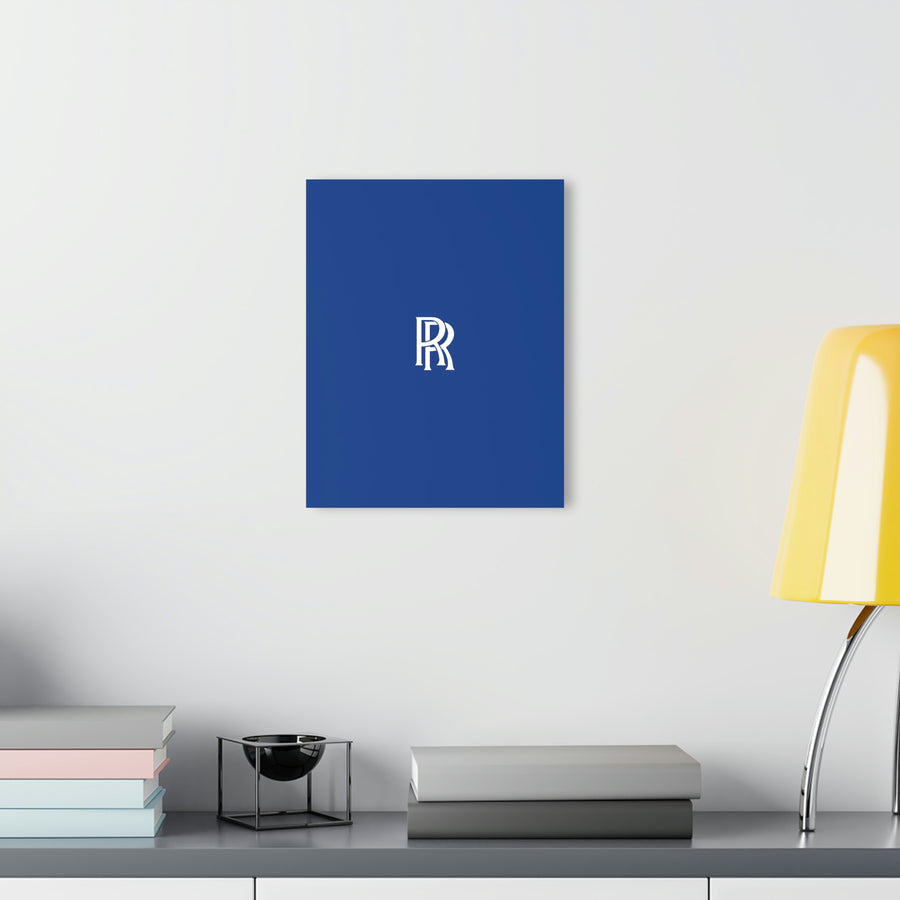 Dark Blue Rolls Royce Acrylic Prints (French Cleat Hanging)™