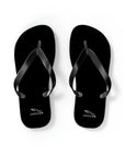 Unisex Black Jaguar Flip Flops™