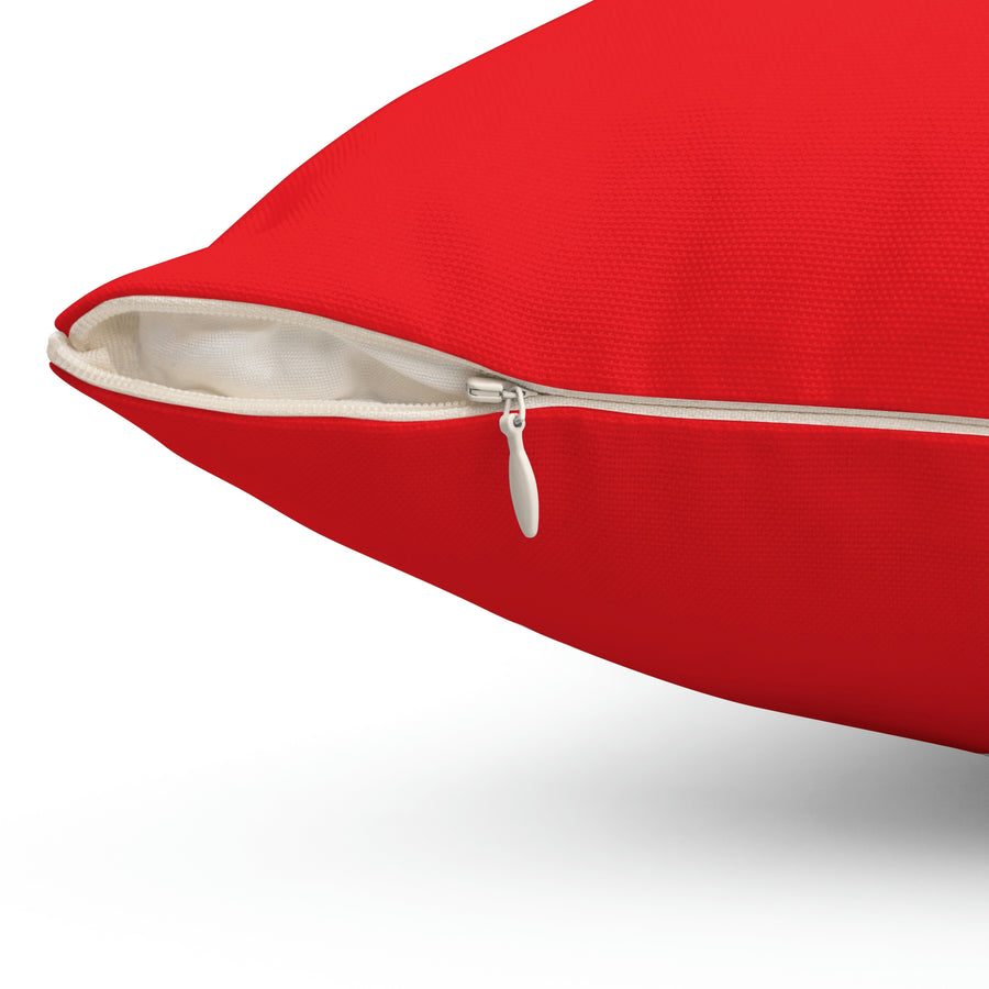 Red Mclaren Spun Polyester Square Pillow™