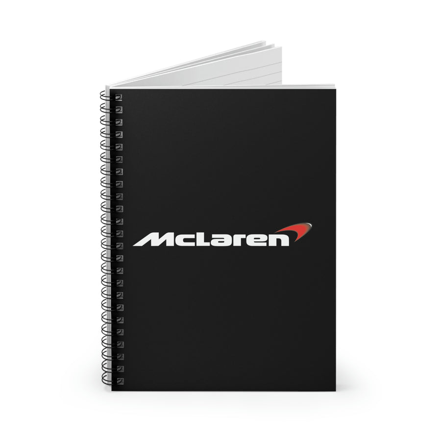 Black McLaren Spiral Notebook - Ruled Line™