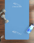 Light Blue Jaguar Rubber Yoga Mat™