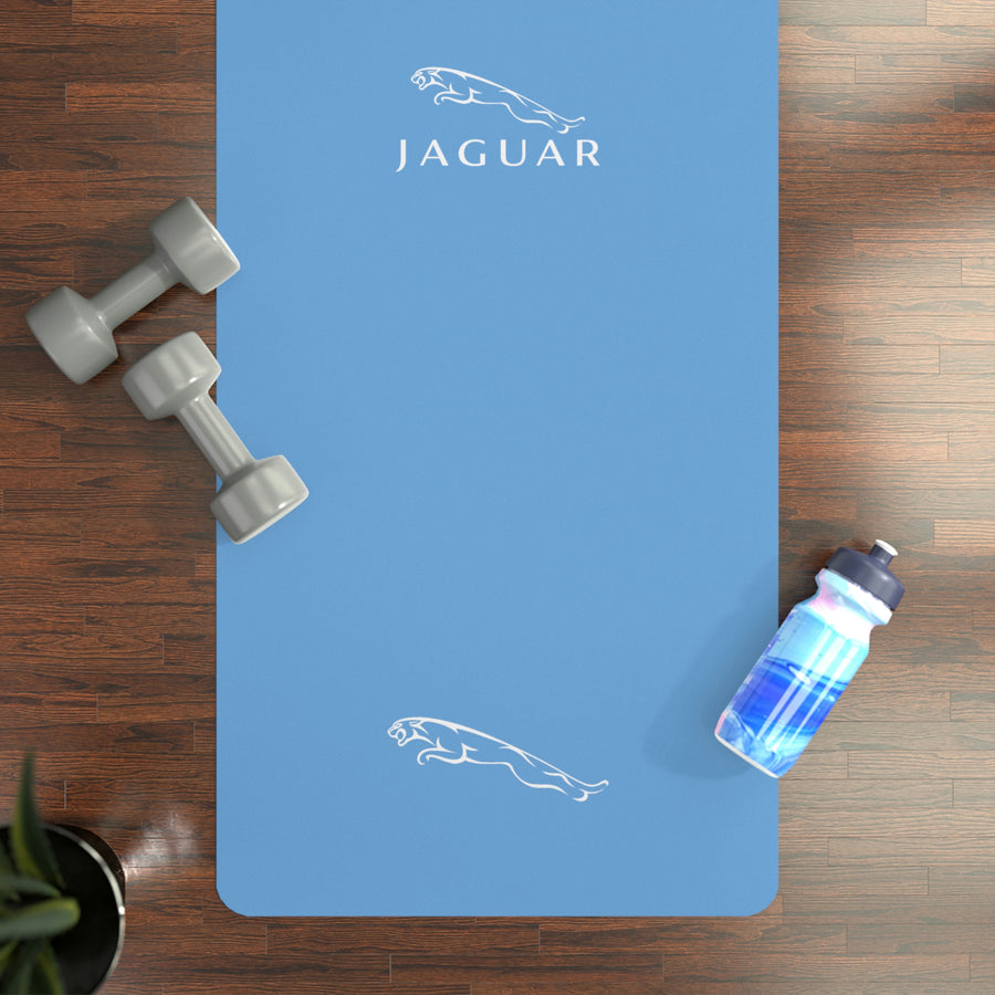 Light Blue Jaguar Rubber Yoga Mat™