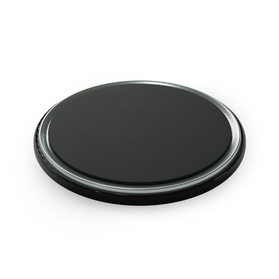 Black Dodge Button Magnet, Round (10 pcs)™