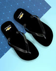 Unisex Black Chevrolet Flip Flops™