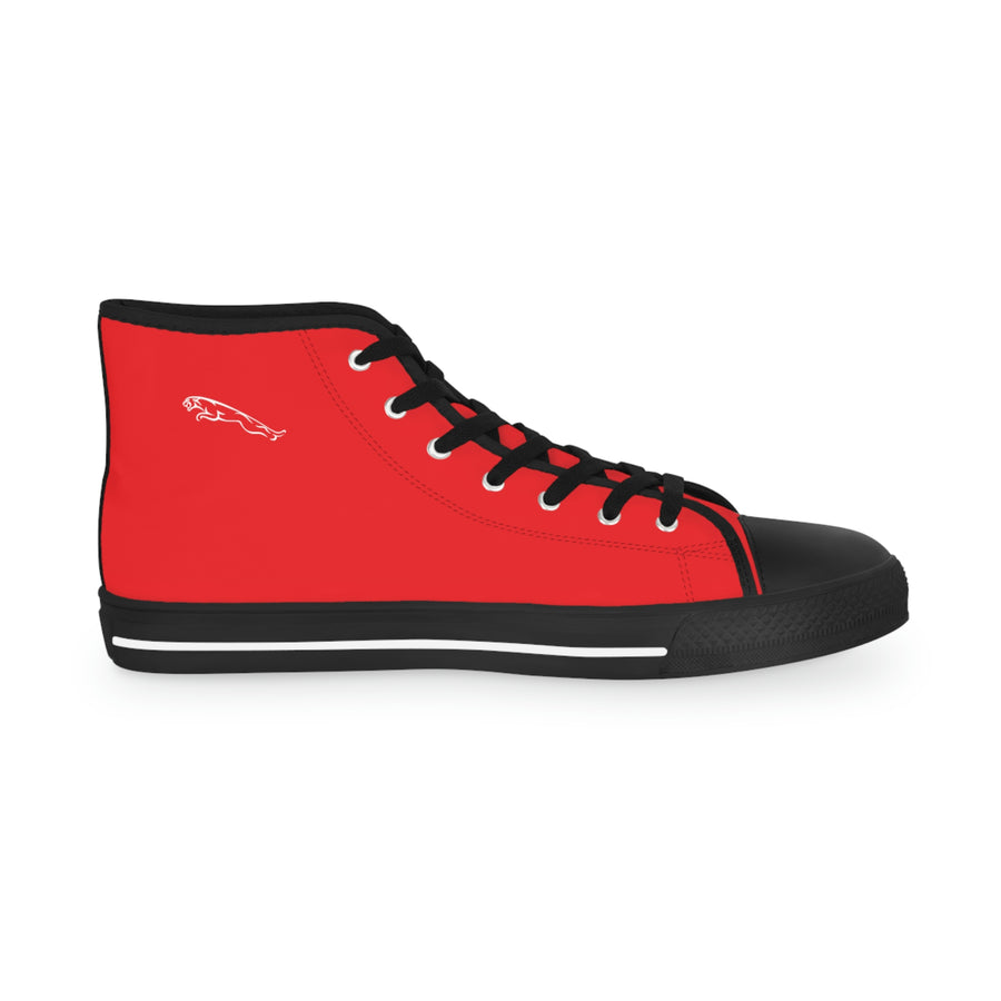 Men's Red Jaguar High Top Sneakers™