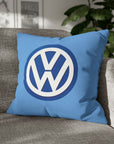 Light Blue Volkswagen Spun Polyester pillowcase™