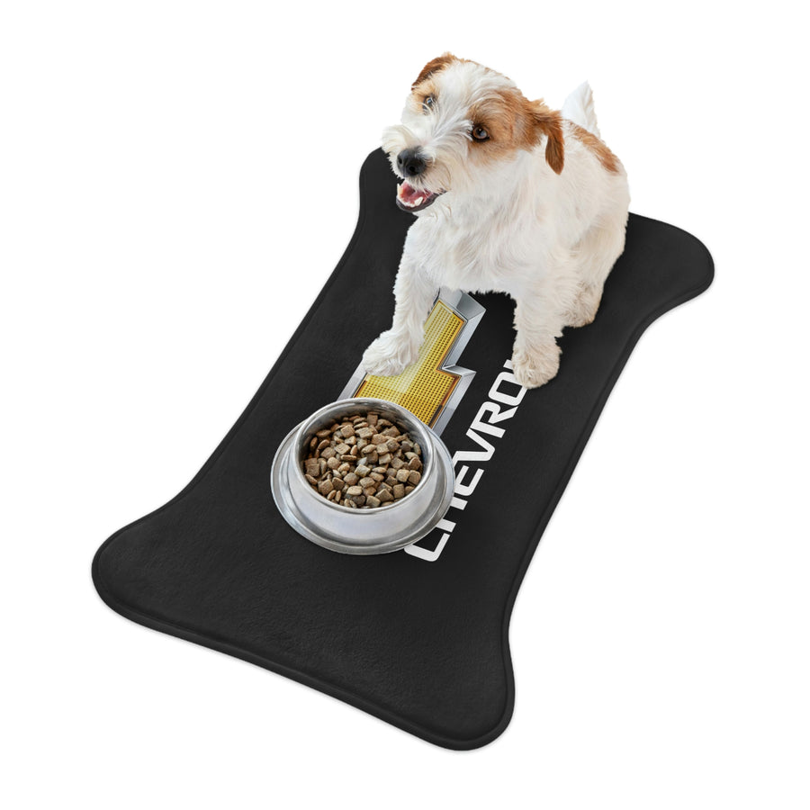 Black Chevrolet Pet Feeding Mats™