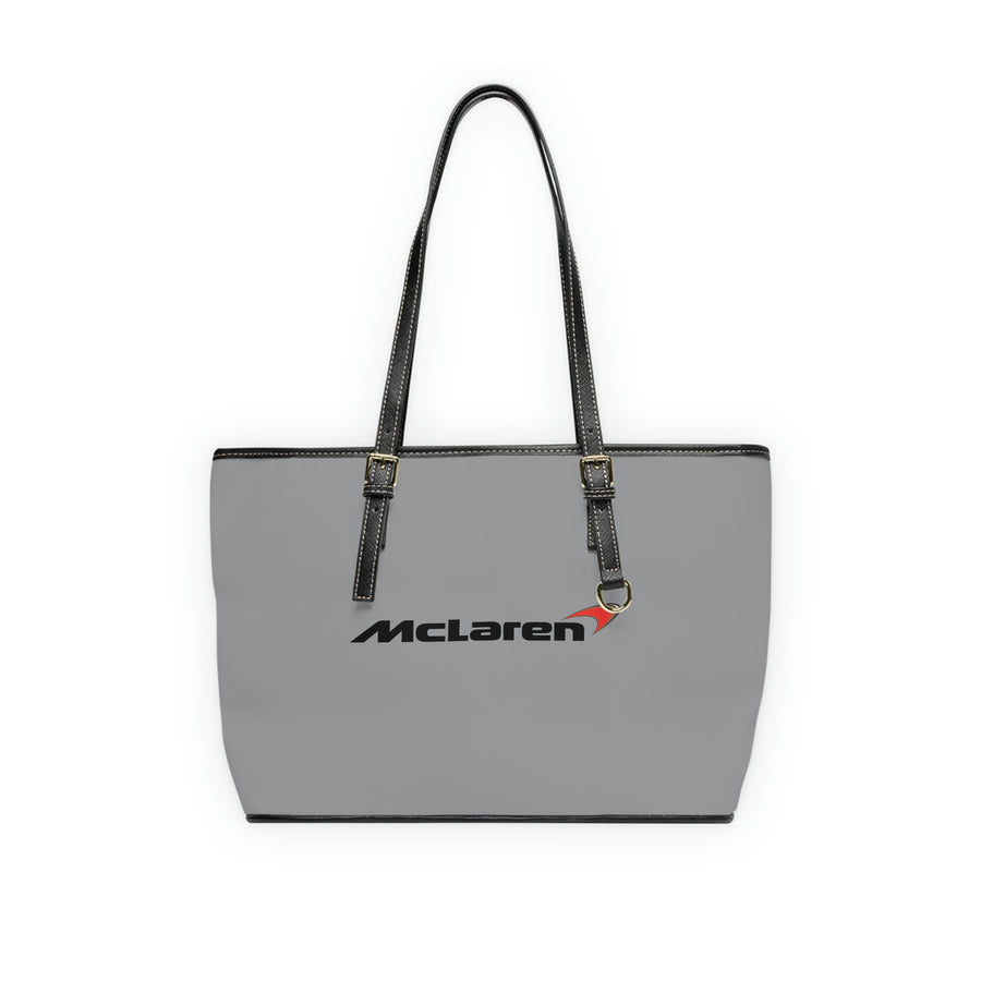 Grey Mclaren Leather Shoulder Bag™