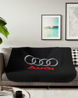 Black Audi Sherpa Blanket, Two Colors™