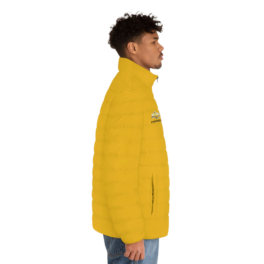 Men's Yellow Chevrolet Puffer Jacket™