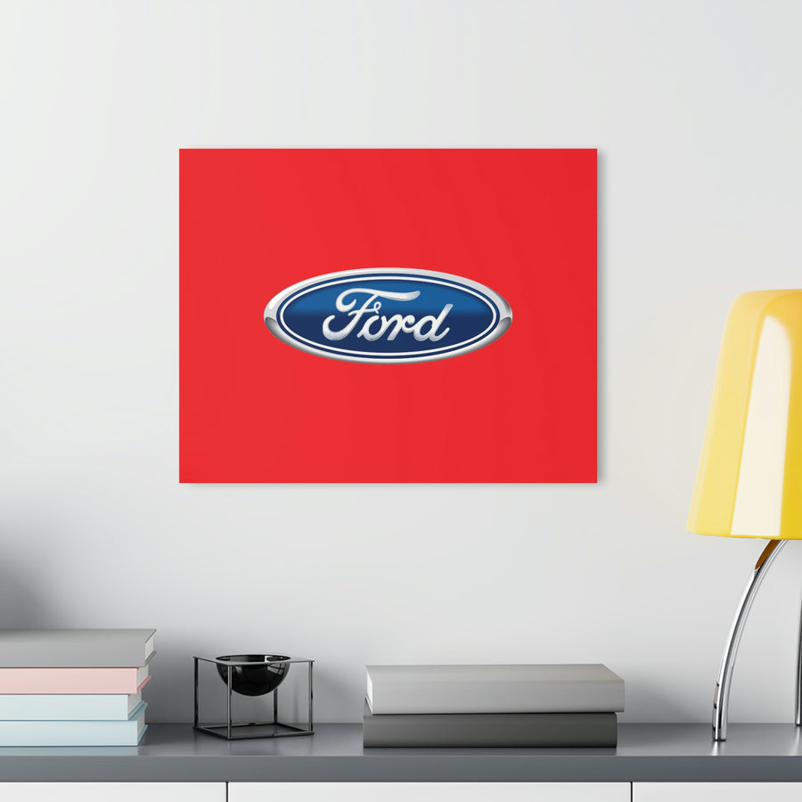 Red Ford Acrylic Prints (French Cleat Hanging)™