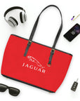 Red Jaguar Leather Shoulder Bag™