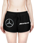 Women's Black Mercedes Relaxed Shorts™