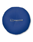 Dark Blue Mazda Tufted Floor Pillow, Round™