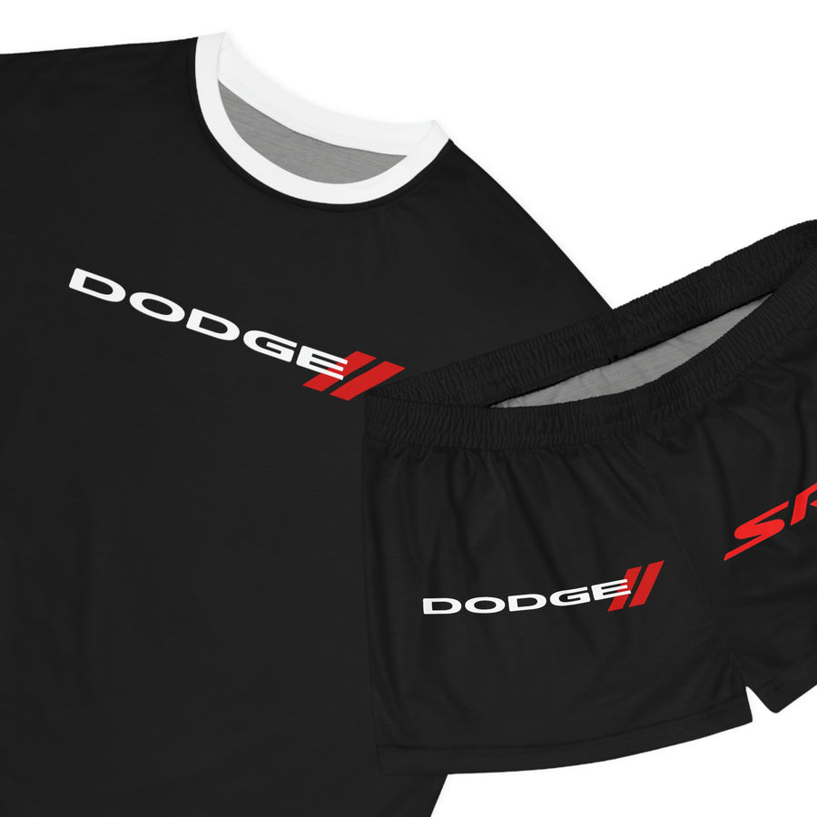 Women's Short Black Dodge Pajama Set™