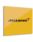 Yellow McLaren Acrylic Prints (French Cleat Hanging)™