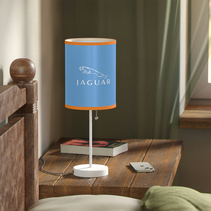 Light Blue Jaguar Lamp on a Stand, US|CA plug™