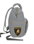 Grey Lamborghini Multifunctional Diaper Backpack™