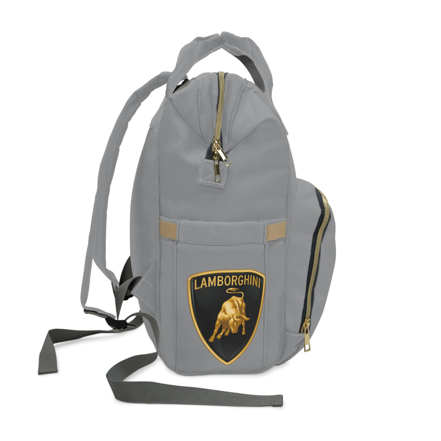 Grey Lamborghini Multifunctional Diaper Backpack™