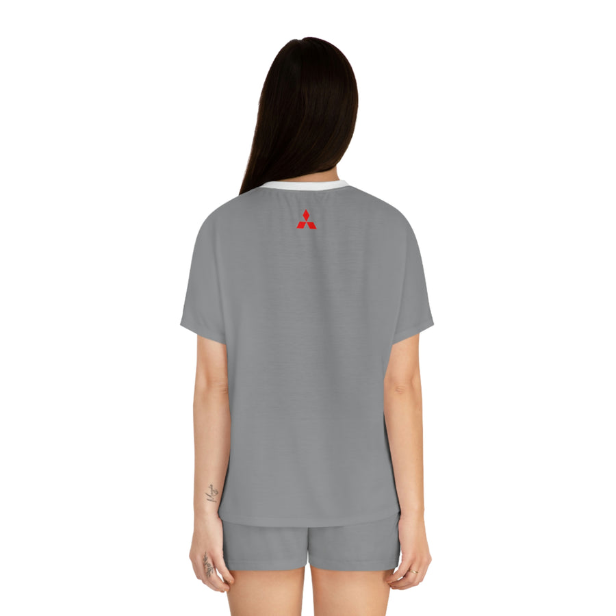 Women's Grey Mitsubishi Short Pajama Set™