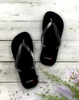 Unisex Black Dodge Flip Flops™