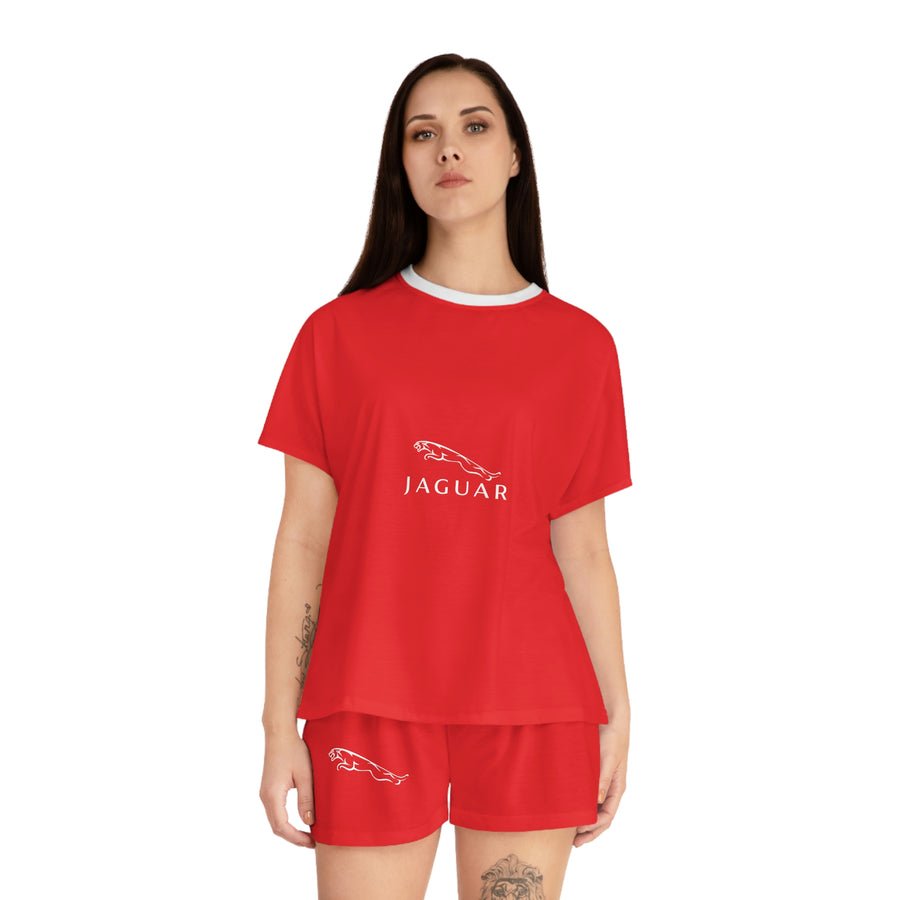 Women's Red Jaguar Short Pajama Set™