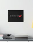 Black Dodge Acrylic Prints (French Cleat Hanging)™