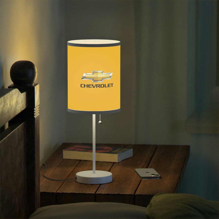 Yellow Chevrolet Lamp on a Stand, US|CA plug™