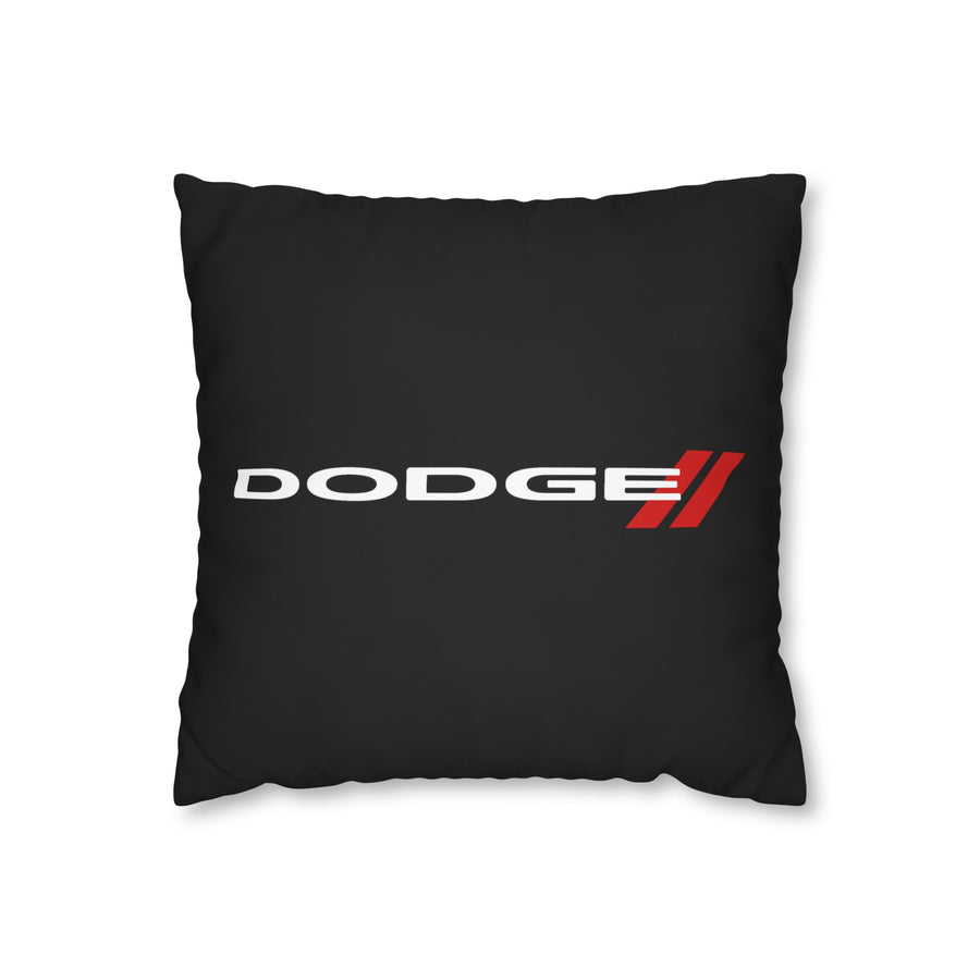 Black Spun Polyester Dodge pillowcase™