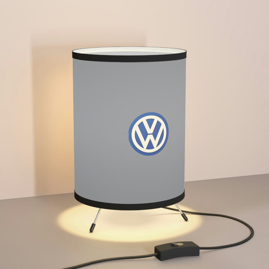 Grey Volkswagen Tripod Lamp with High-Res Printed Shade, US\CA plug™