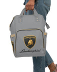 Grey Lamborghini Multifunctional Diaper Backpack™