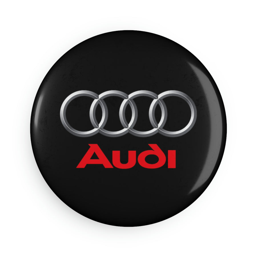 Black Audi Button Magnet, Round (1 & 10 pcs)™