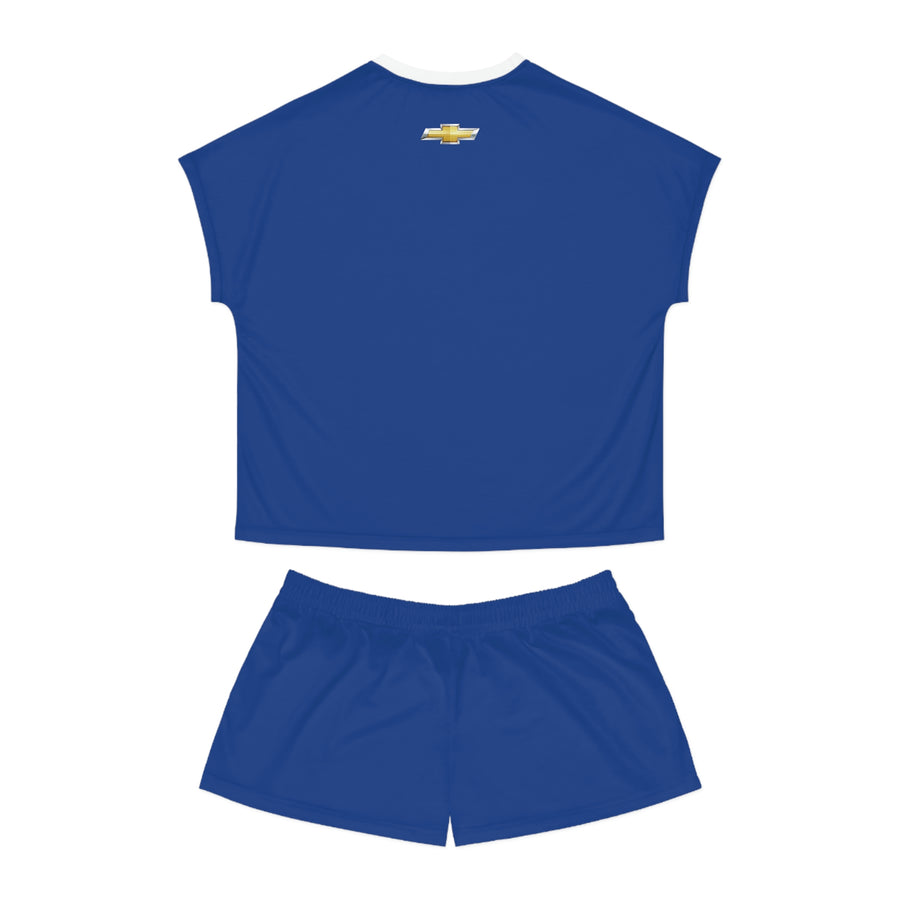 Women's Dark Blue Chevrolet Short Pajama Set™
