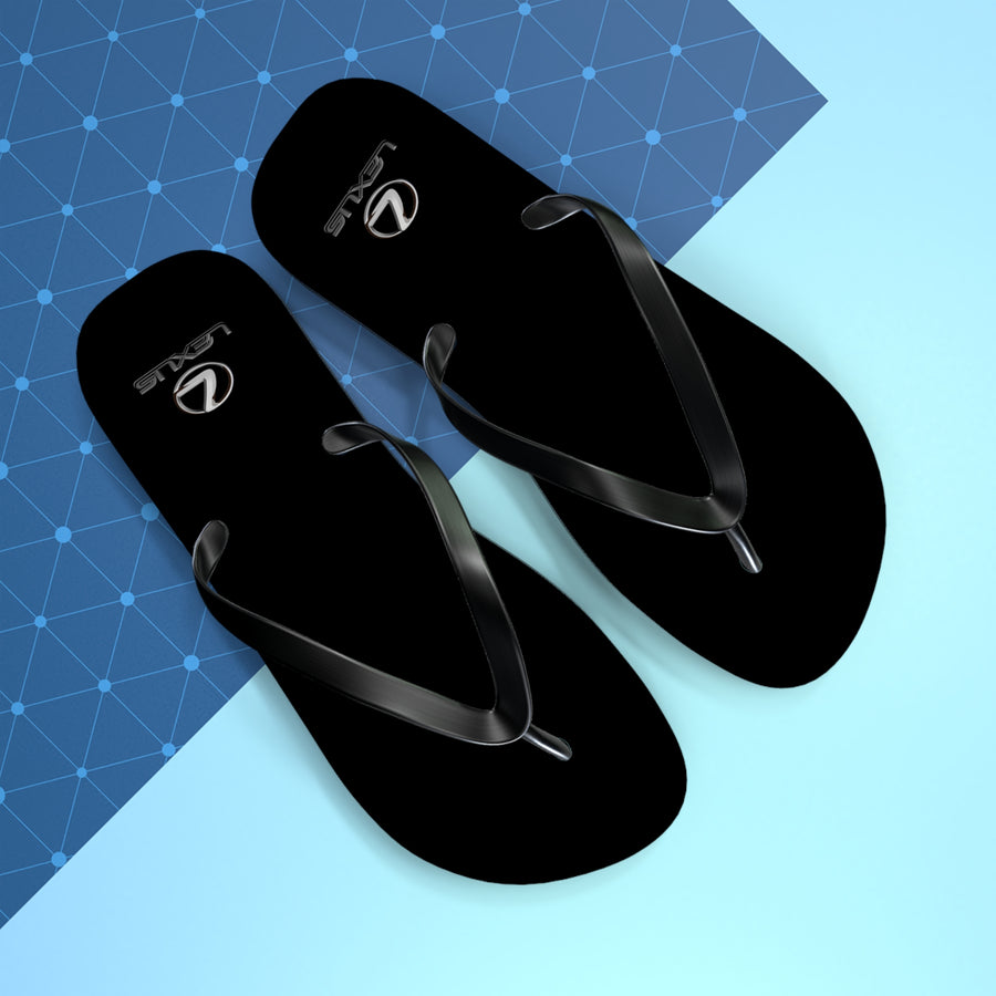 Unisex Black Lexus Flip Flops™