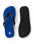 Unisex Dark Blue Rolls Royce Flip Flops™