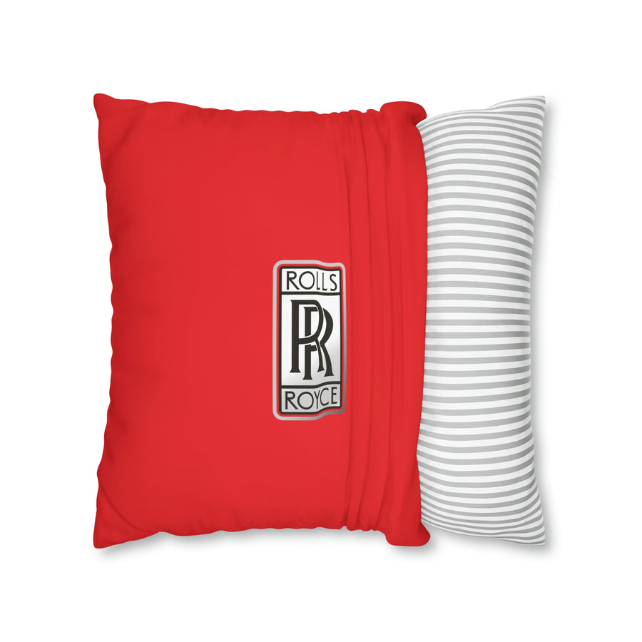 Red Rolls Royce Spun Polyester pillowcase™