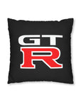 Black Spun Polyester Nissan GTR pillowcase™