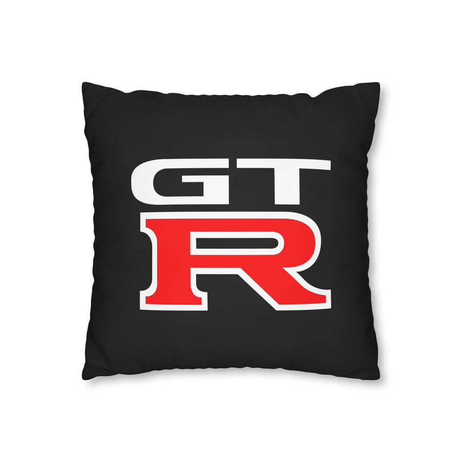 Black Spun Polyester Nissan GTR pillowcase™