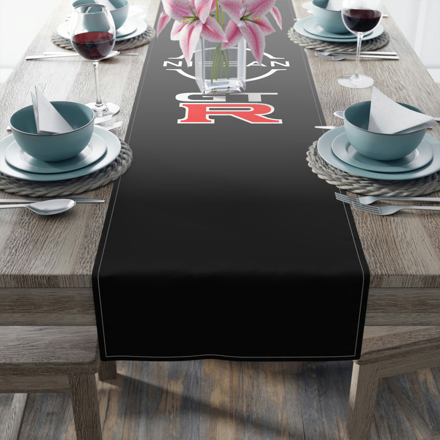 Black Nissan GTR Table Runner (Cotton, Poly)™