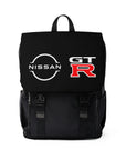 Unisex Black Casual Shoulder Nissan GTR Backpack™