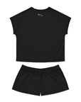 Women's Black Jaguar Short Pajama Set™