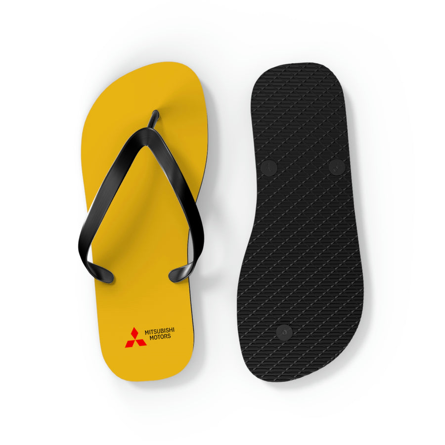 Unisex Yellow Mitsubishi Flip Flops™