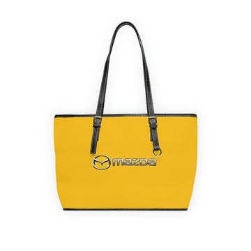 Yellow Mazda Leather Shoulder Bag™